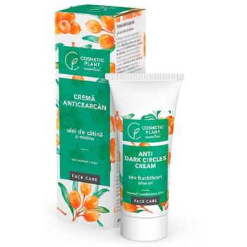 Crema Contur Ochi Anticearcan cu Ulei de Catina si Masline Cosmetic Plant, 30ml