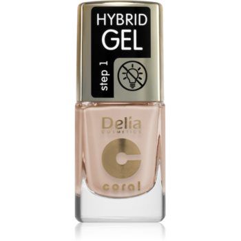 Delia Cosmetics Coral Hybrid Gel gel de unghii fara utilizarea UV sau lampa LED