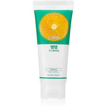 Holika Holika Daily Fresh Citron spuma exfolianta pentru curatare pentru ten gras și mixt