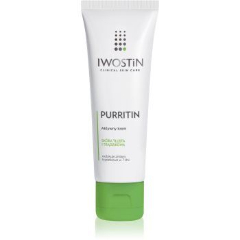 Iwostin Purritin cream activa de zi impotriva imperfectiunilor pielii