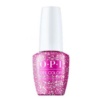 Lac de Unghii Semipermanent - OPI Gel Color Jewel I Pink It's Snowing, 15 ml de firma originala