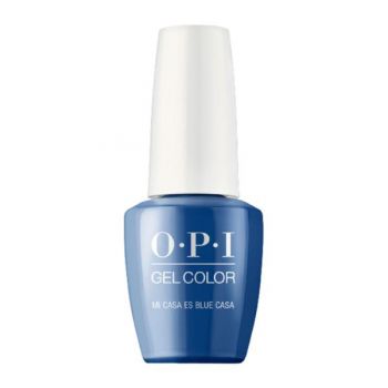 Lac de Unghii Semipermanent - OPI Gel Color Mexico Mi Casa Es Blue Casa, 15 ml