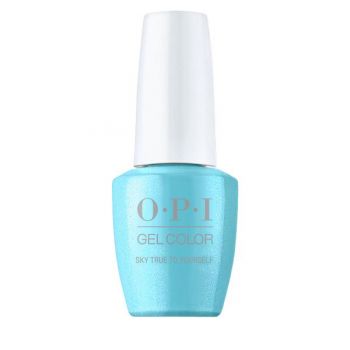 Lac de Unghii Semipermanent - OPI Gel Color POWER Sky True to Yourself, 15 ml