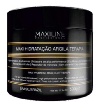 Masca Hidratanta cu Argila - Maxiline Profissional Maxi Hydrating Mask Clay Therapy, 500 g