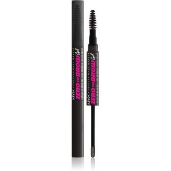 NYX Professional Makeup Zero To Brow Gel gel pentru sprancene cu aplicator