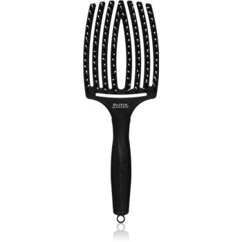 Olivia Garden Fingerbrush Combo perie par tip paleta cu peri de nailon și de mistreț