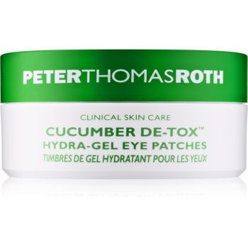 Peter Thomas Roth Cucumber De-Tox Hydra-Gel Eye Patches Masca gel hidratanta pentru ochi