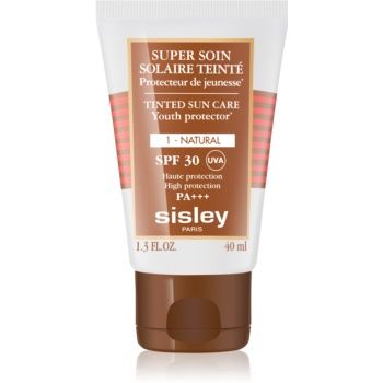Sisley Super Soin Solaire Teinté crema de fata cu efect de protectie SPF 30