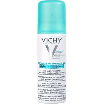 Vichy Deodorant 48h spray anti-perspirant impotriva petelor albe si galbene ieftin