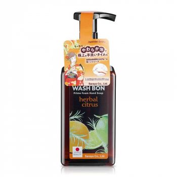 Wash Bon Prime Foam, spuma pentru maini cu efect de calmare, Herbal Citrus, 450ml