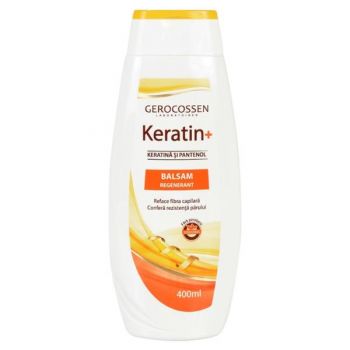 Balsam Regenerant Keratin+ cu Keratina si Pantenol, Gerocossen Laboratoires, 400 ml