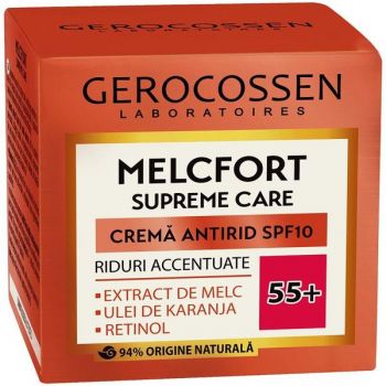 Crema Antirid 55+ cu SPF 10 Melcfort Supreme Care, Gerocossen Laboratoires, 50 ml la reducere