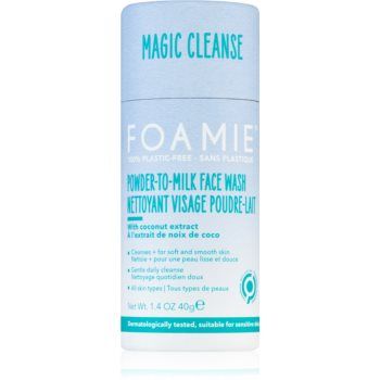 Foamie Powder-To-Milk Face Wash pulbere fina perfecta pentru curatare