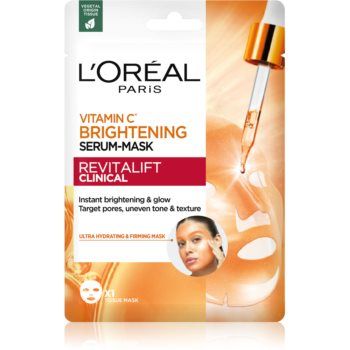 L’Oréal Paris Revitalift Clinical masca pentru albirea tenului cu vitamina C