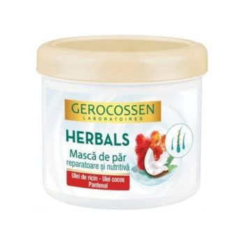 Masca de Par Reparatoare si Nutritiva Herbals, Gerocossen Laboratoires, 450 ml de firma originala