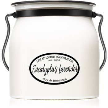 Milkhouse Candle Co. Creamery Eucalyptus Lavender lumânare parfumată Butter Jar Milkhouse Candle Co. Creamery Eucalyptus Lavender lumânare parfumată Butter Jar