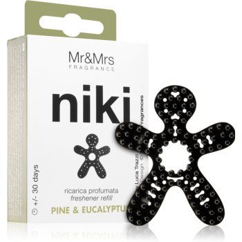 Mr & Mrs Fragrance Niki Pine & Eucalyptus parfum pentru masina rezervă