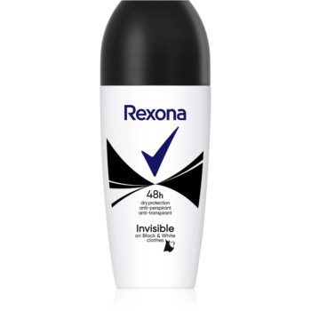 Rexona Invisible on Black + White Clothes deodorant roll-on antiperspirant 48 de ore de firma original