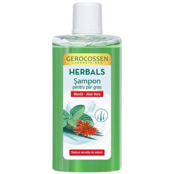 Sampon pentru Par Gras Herbals, Gerocossen Laboratoires, 300 ml