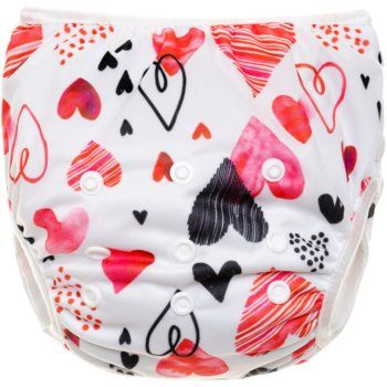 T-TOMI Diaper Swimwear Hearts scutece lavabile tip slip de înot