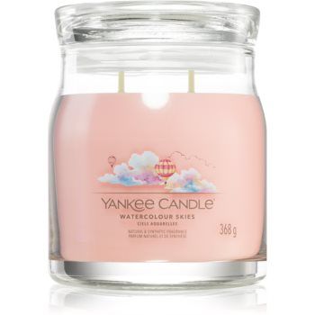 Yankee Candle Watercolour Skies lumânare parfumată Signature ieftin