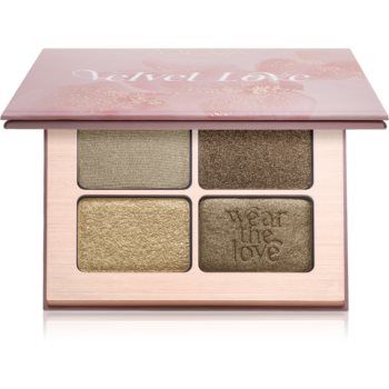 ZOEVA Velvet Love Eyeshadow Quad paletă cu farduri de ochi