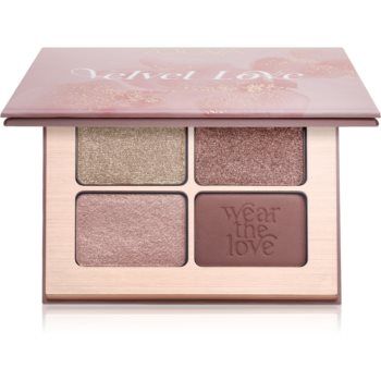 ZOEVA Velvet Love Eyeshadow Quad paletă cu farduri de ochi