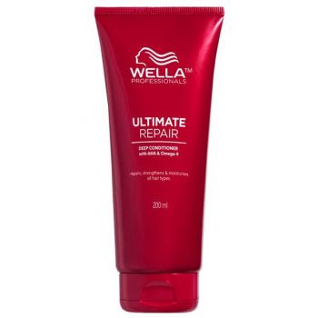 Balsam de Reparare cu AHA & Omega 9 Pentru Par Deteriorat Pasul 2 - Wella Professionals Ultimate Repair Deep Conditioner, 200 ml ieftin