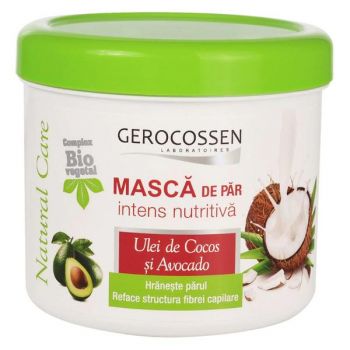 Masca de Par Intens Nutritiva Natural Care, Gerocossen Laboratoires, 450 ml la reducere