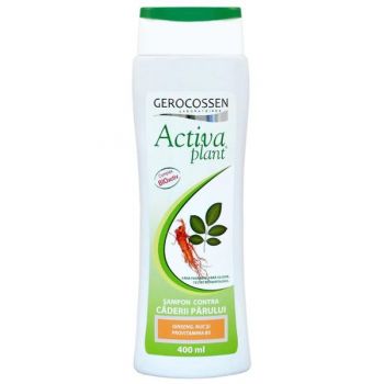 Sampon Contra Caderii Parului Activa Plant cu Ginseng, Nuc si Provitamina B5, Gerocossen, 400 ml