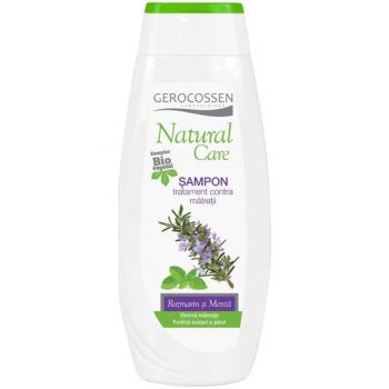 Sampon Contra Matretii Natural Care cu Rozmarin si Menta, Gerocossen, 400 ml