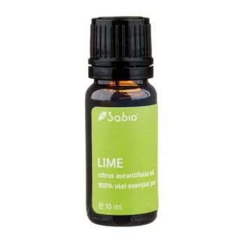 Ulei 100% pur esențial Lime, 10 ml, Sabio
