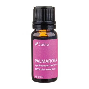 Ulei 100% pur esențial Palmarosa, 10 ml, Sabio