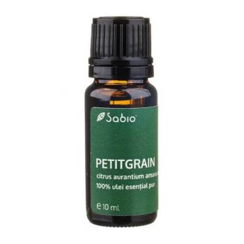Ulei 100% pur esențial Petitgrain, 10 ml, Sabio