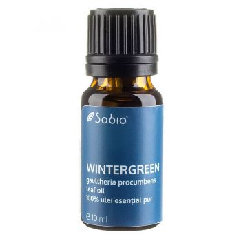 Ulei 100% pur esențial Wintergreen, 10 ml, Sabio