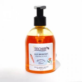 Ulei de corp bronzant pentru plajă, 250 ml, Techir
