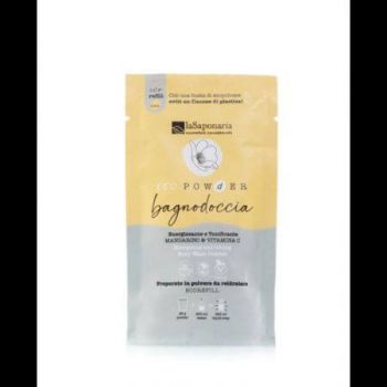 Gel de dus pudra energizant, 25 g, La Saponaria
