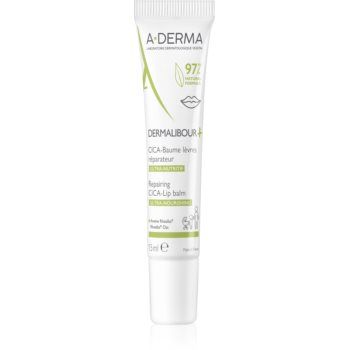 A-Derma Dermalibour+ balsam de buze nutritiv cu efect de hidratare