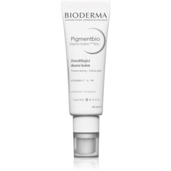 Bioderma Pigmentbio Daily Care SPF 50+ crema de albire pentru petele pigmentare SPF 50+