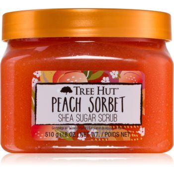 Tree Hut Peach Sorbet exfoliant de corp cu zahăr