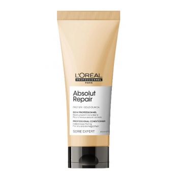 Balsam Reparator pentru Par Deteriorat - L'Oreal Professionnel Serie Expert Absolut Repair Gold Professional Conditioner, 200 ml