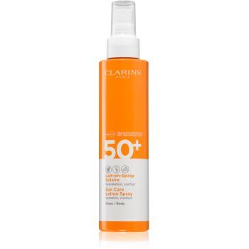 Clarins Sun Care Lotion Spray spray protector pentru plajă SPF 50+