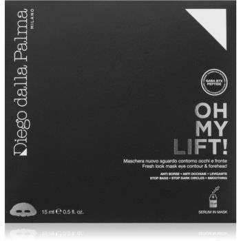 Diego dalla Palma Oh My Lift! Fresh Look Mask Eye Contour&Forehead mască textilă pentru contururile faciale, cu efect de fermitate