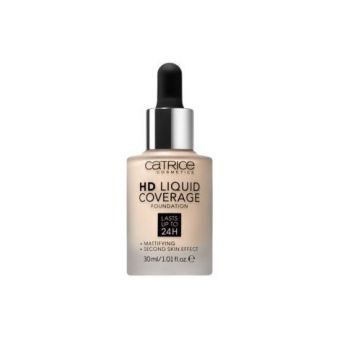 Fond de ten, Catrice, HD Liquid Coverage, 005 Ivory Beige, 30 ml