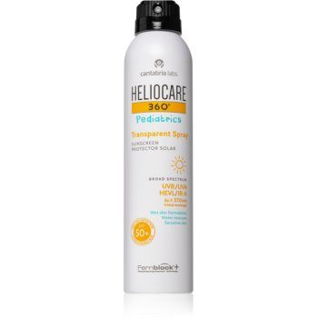 Heliocare 360° Pediatrics Transparent Spray spray protector pentru copii SPF 50+