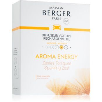 Maison Berger Paris Car Aroma Energy parfum pentru masina Refil (Sparkling Zest)