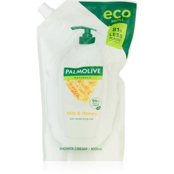 Palmolive Naturals Milk & Honey gel de dus anti-stres rezervă