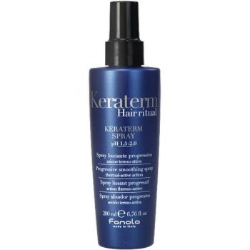 Spray pentru Netezire - Fanola Keraterm Hair Ritual Progressive Smoothing Spray, 200ml