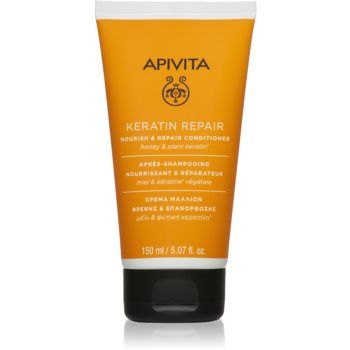 Apivita Keratin Repair balsam regenerant cu keratina pentru păr uscat și deteriorat