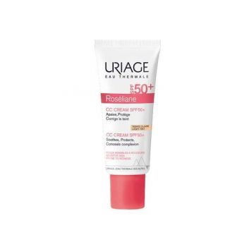 Crema CC anti-roseata SPF50 Uriage Roseliane, 40 ml